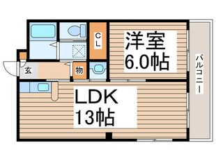 ＵＢＮの物件間取画像